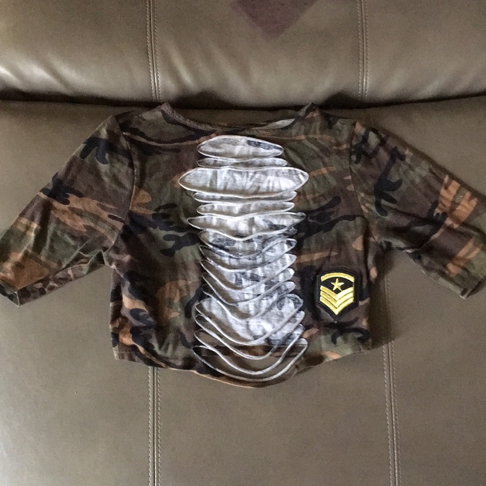 Camp crop top